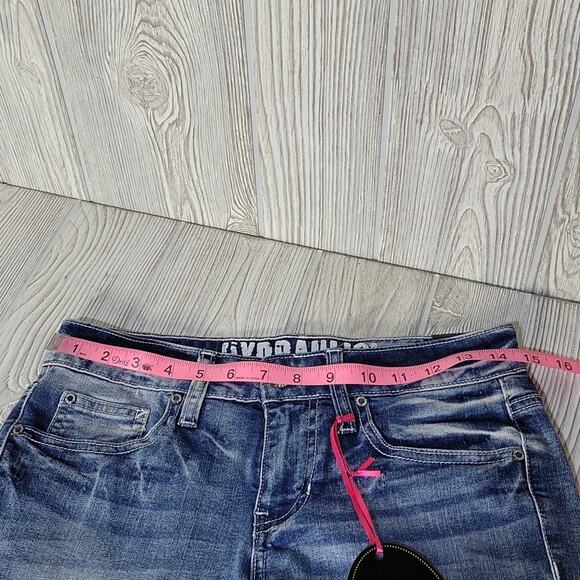 Hydraulic "Lola" Mid-Rise Curvy Short Jean Shorts, Women's 7, NWT - Picture 7 of 10